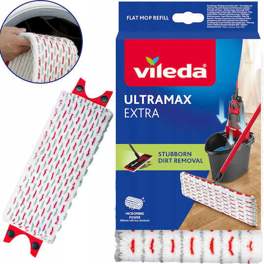 Vileda Ultramax and Ultramat Ανταλλακτικό Πανί Παρκετέζας με Μικροίνες