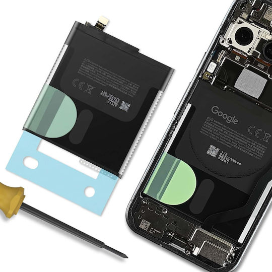 Clappio Replacement Battery Pixel 10 Pro Xl Li-ion 5200mah Model Gd1j6 Black