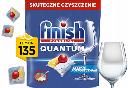 Finish Quantum 135 Капсули За Съдомиялна Машина