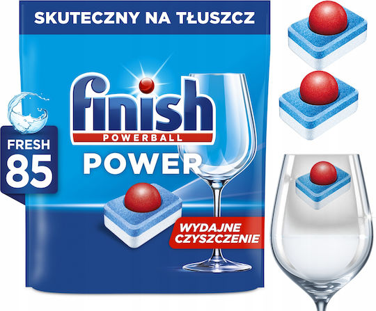 Finish Power All-in-1 85 Capsule Pentru Mașina de Spălat Vase Ecologice