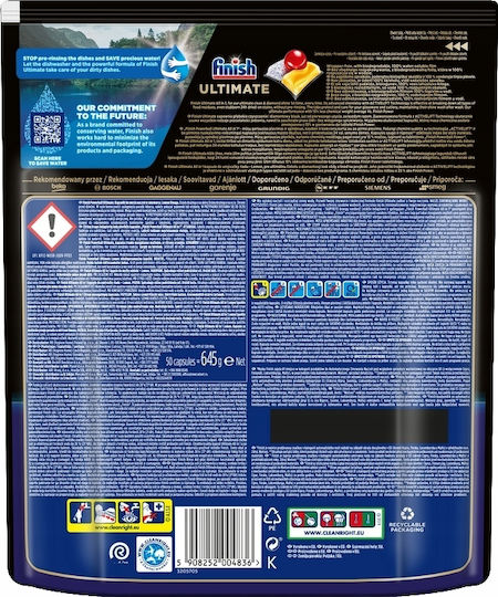 Reckitt 50 Capsule Ecologice Profesionale Pentru Mașina de Spălat Vase