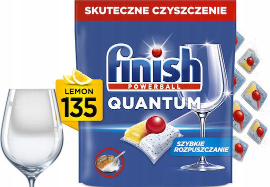 Finish Quantum 135 Капсули За Съдомиялна Машина