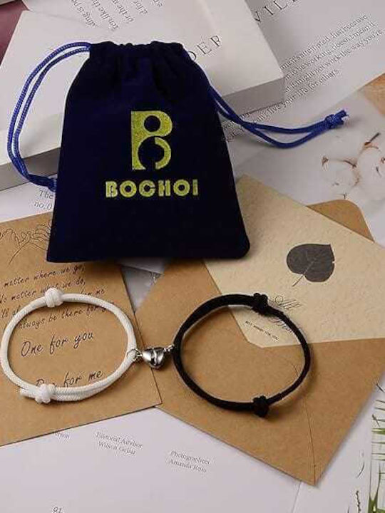 Дамска Гривна За Чифтове с Дизайн Сърце 14см