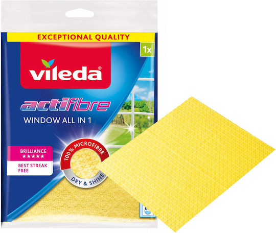 Vileda Actifibre Window Cloth 1 Pc