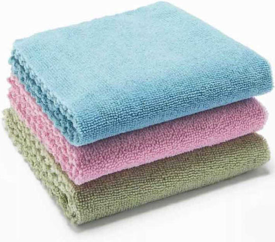 Vileda 100% Recycled Microfiber Cloths 3 Pcs