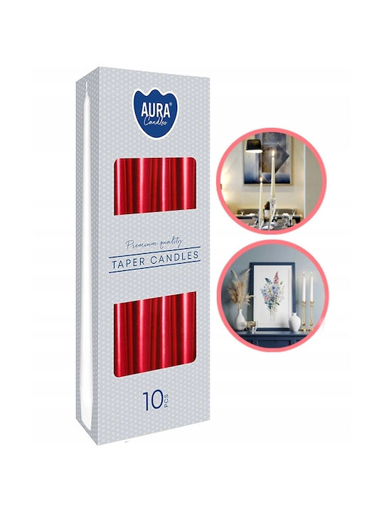 Aura Glass Αρωματικό Κερί Κηροπηγίου με Άρωμα Cotton 10τμχ