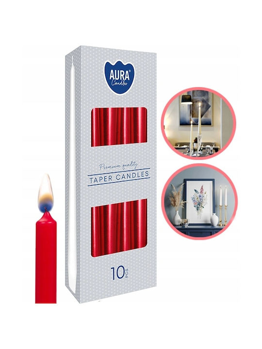 Aura Glass Αρωματικό Κερί Κηροπηγίου με Άρωμα Cotton 10τμχ
