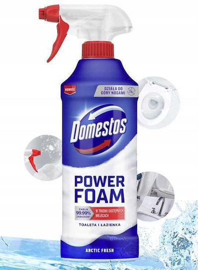 Domestos Професионален Power Почистващ Продукт За Баня Спрей За Тоалетна С Аромат Свежест 435мл