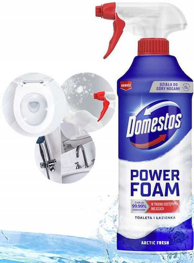 Domestos Професионален Power Почистващ Продукт За Баня Спрей За Тоалетна С Аромат Свежест 435мл