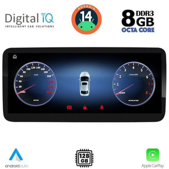 Digital IQ Ηχοσύστημα Αυτοκινήτου για Mercedes-Benz B Class 2015-2019 (Bluetooth/USB/WiFi/GPS/Apple-Carplay/Android-Auto) με Οθόνη Αφής 12.3"