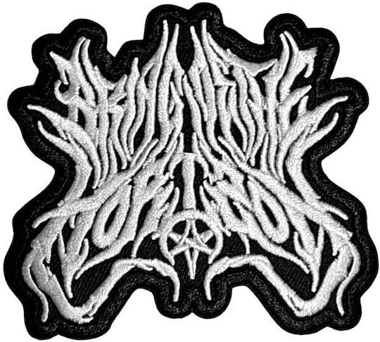 Ραφτό Horns Up Skull Woven Iron On Embroidered Patch Hru66wip