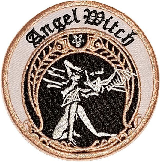 Ραφτό Horns Up Skull Woven Iron On Embroidered Patch Hru66wip