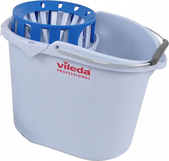 Vileda Găleată cu Stoarcător din Plastic Supermop Gri