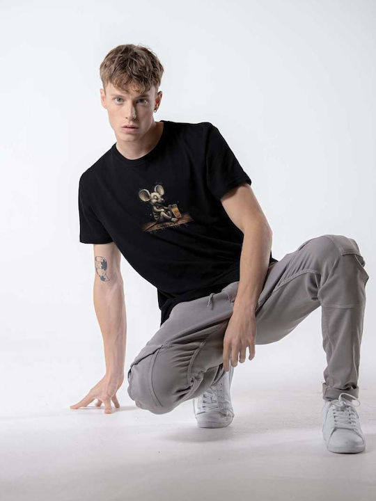 T-shirt Μαύρο