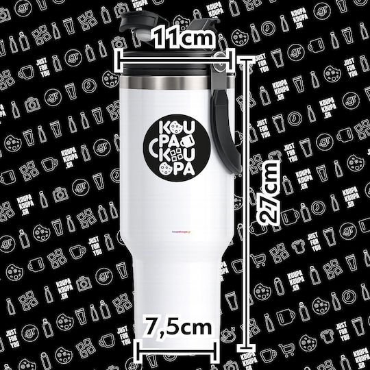 Stitch Movie Mega Travel Mug Double Wall Thermos 1.2l