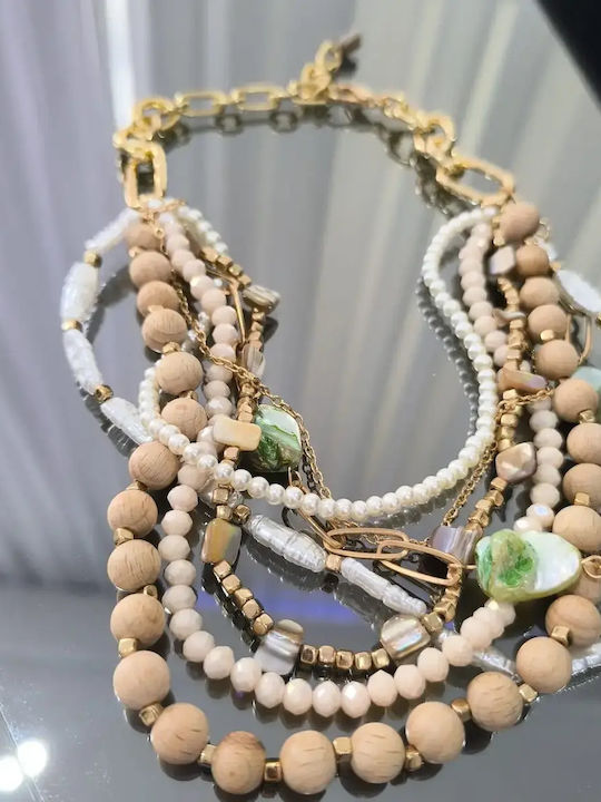 Kinzi Necklace From Gold Plated Steel