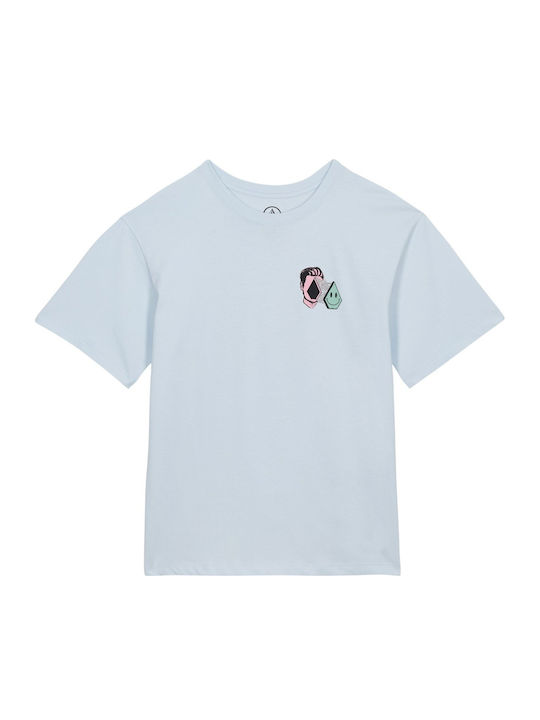 Παιδικό T-shirt Light Blue Acid Aura