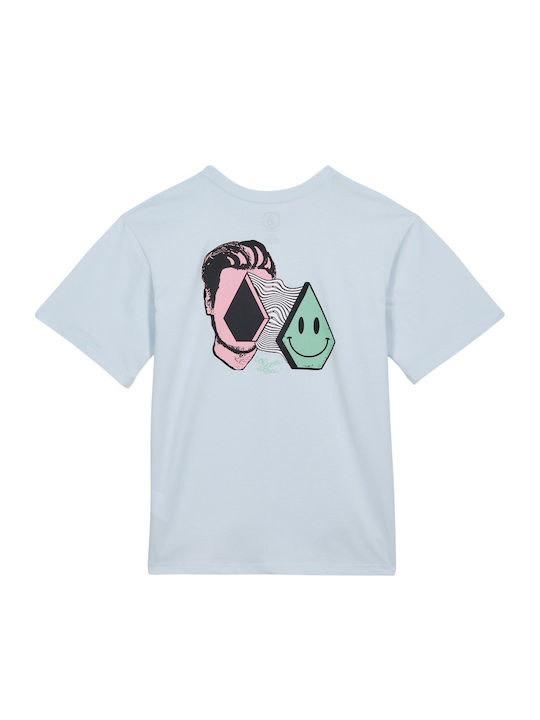 Παιδικό T-shirt Light Blue Acid Aura