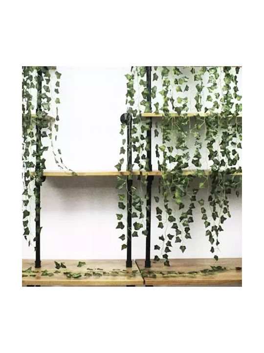 Set 12 Artificial Ivy Garlands 25.2 M Green