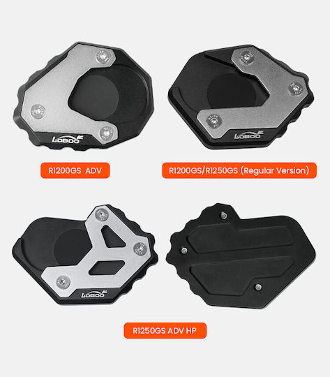 Loboo Aluminium Seitenständer Pad BMW R1200/1250GS Adv