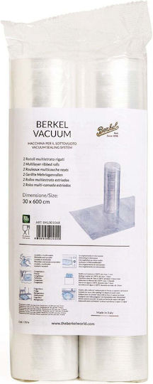 Set 2 Vacuum Food Sealing Rolls 30x600 Cm Berkel Bkl001068