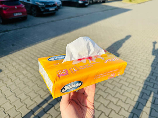 Universal Taschentücher 150 Stück Elefanten Jumbo Smart Folie 2-lagig 27 Packungen