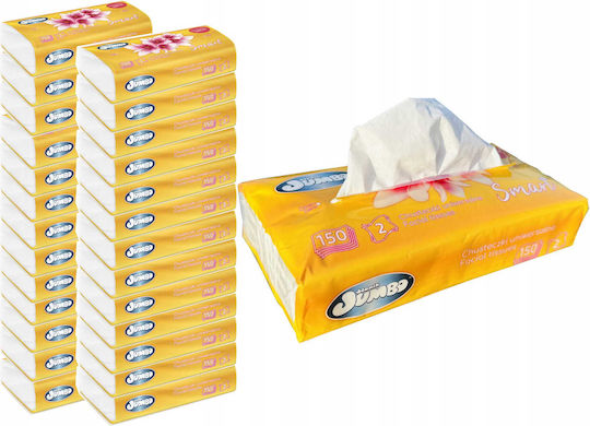 Universal Taschentücher 150 Stück Elefanten Jumbo Smart Folie 2-lagig 27 Packungen