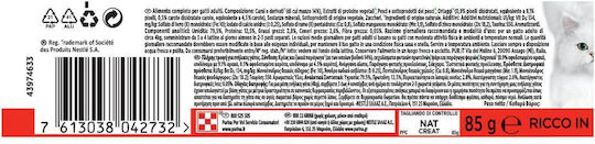 Purina Nasses Katzenfutter für Erwachsene Katzen in Dose mit Rindfleisch, Lamm, Geflügel, Fisch, Gemüse, Spinat und Reis 85g
