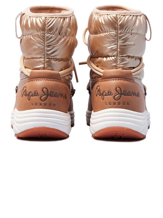 Jarvis Puff Kinderstiefel Schnee Gold