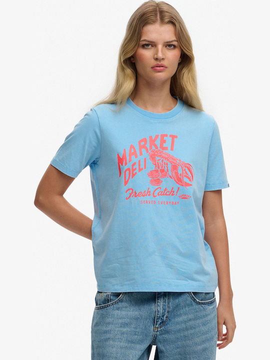 Women's T-shirt Toucan Blue