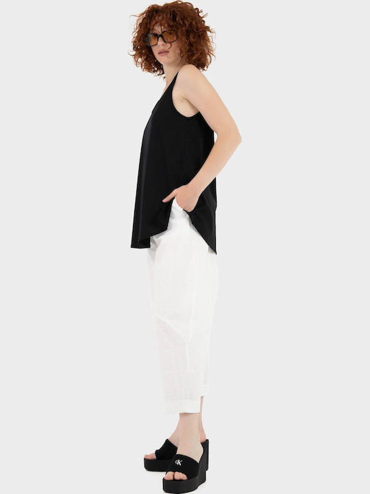 Women's Cotton Sleeveless Top Black