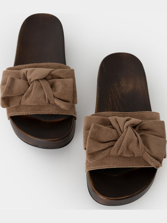Дамски Сандали Flatforms Бежови