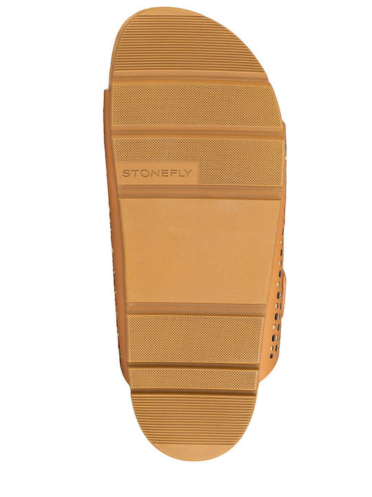 Women's Flat Sandals Tabac Brown