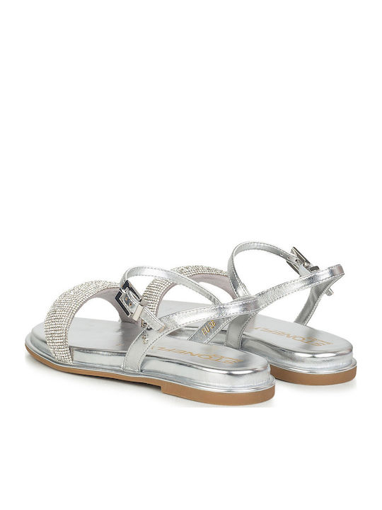 Women's Flat Sandals Silver