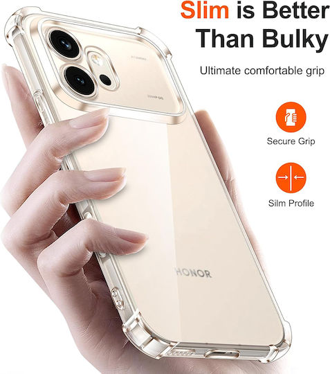 Techsuit Shockproof Clear Silicone Honor 600 Clear