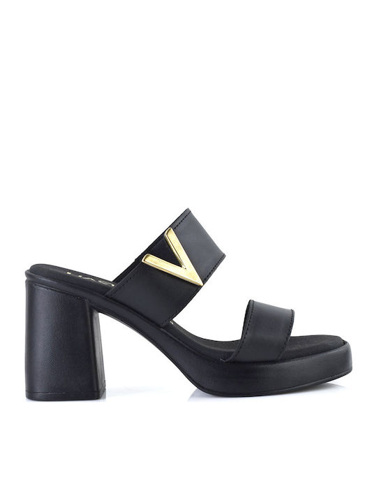 Leather Black Sandals