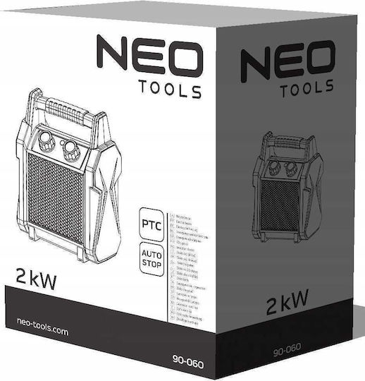 Ceramic Electric Heater Ptc 2kw New Model