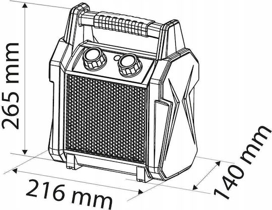 Ceramic Electric Heater Ptc 2kw New Model
