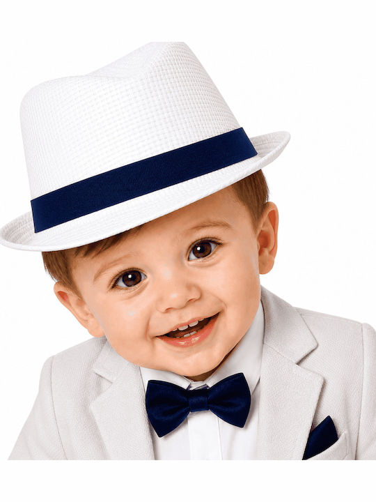 TakTakBaby Kids' Hat Fedora White