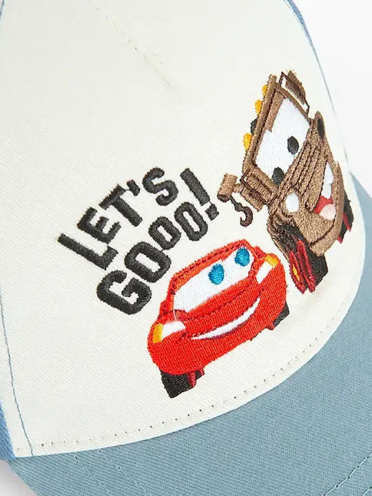 Cool Club Παιδικό Καπέλο Jockey Υφασμάτινο Cars Μπλε