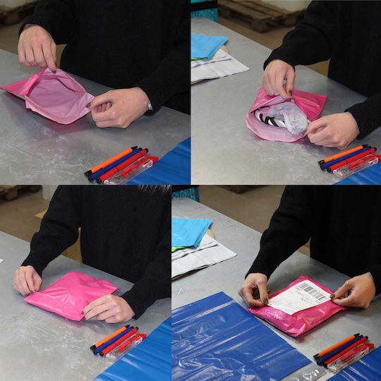Pink Courier Bags B3 400x500mm 100 Pcs