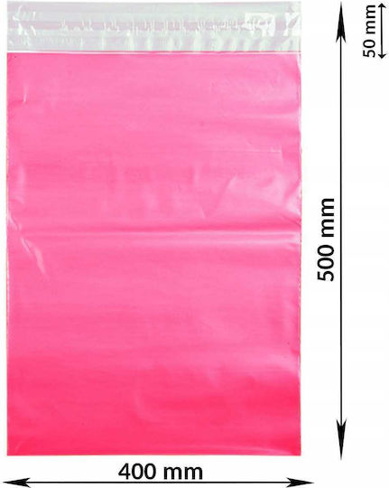 Pink Courier Bags B3 400x500mm 50 Pcs