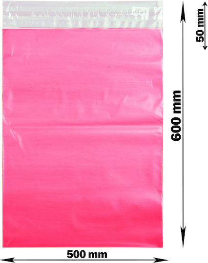 Courier Bags Pink Xl 500x600mm 100 Pcs
