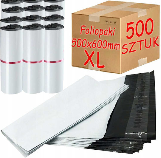 White Courier Bags Xl 500x600mm 500 Pcs