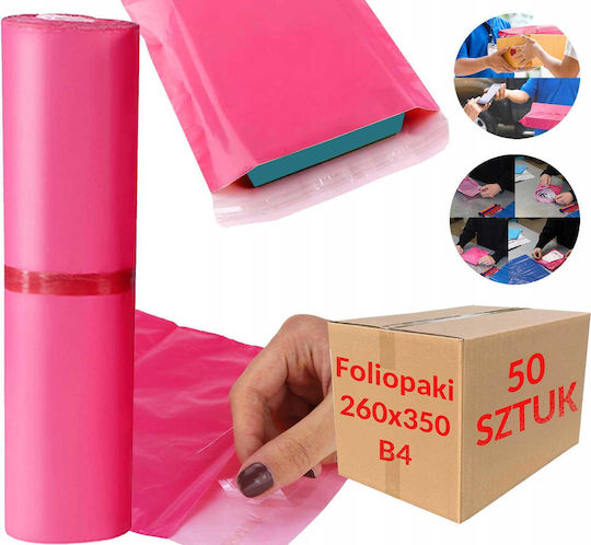 Pink Courier Bags B4 260x350mm 1000 Pcs