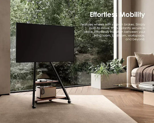 Fitueyes F82F2444L Βάση Τηλεόρασης Δαπέδου έως 65" Μαύρο