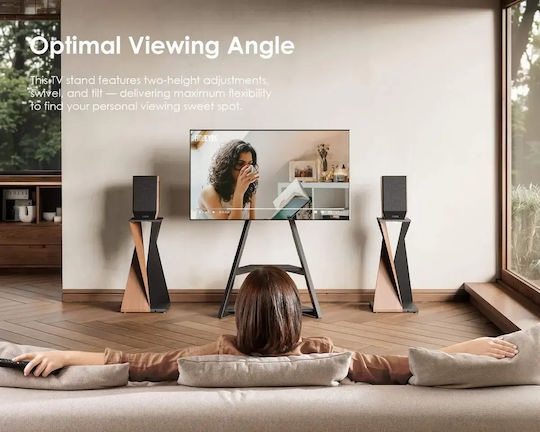 Fitueyes F82F2441B TV-Halterung Boden bis 65 Schwarz