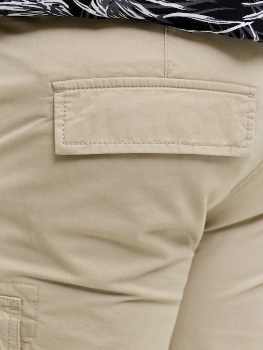 Herren Cargo Shorts Beige
