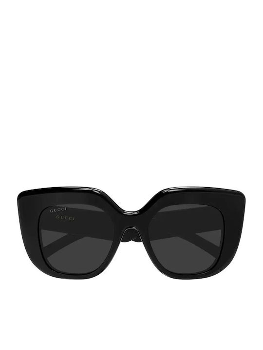 Gucci Ochelari de Soare Negri cu Ramă din Plastic Gucci Ochelari de Soare Negri cu Ramă din Plastic