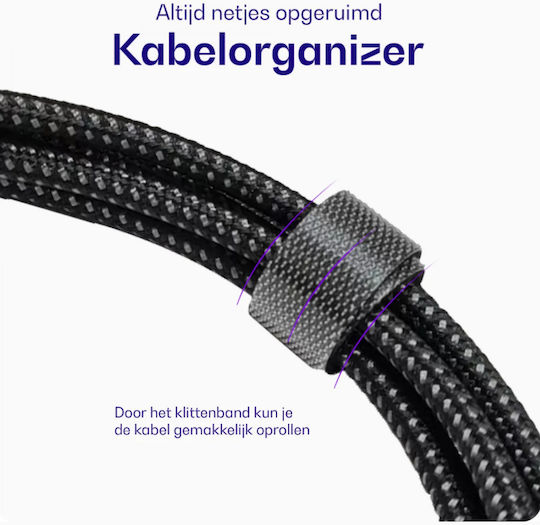 Buddi Flex 3.5mm to Lightning Cable Μαύρο 2m